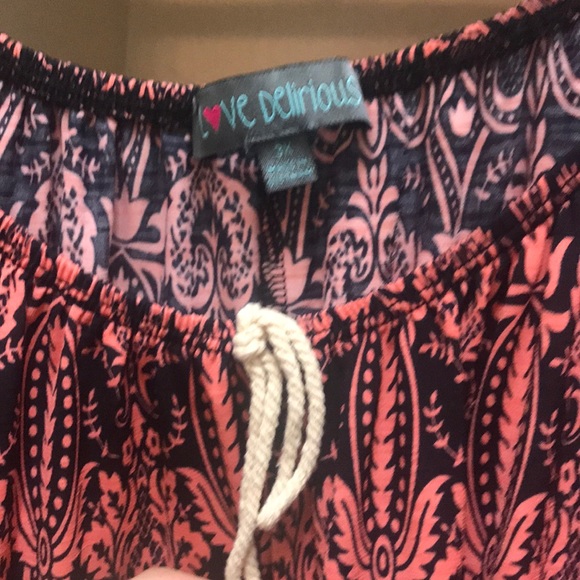 Dress size 3x dark blue and coral - Picture 3 of 4